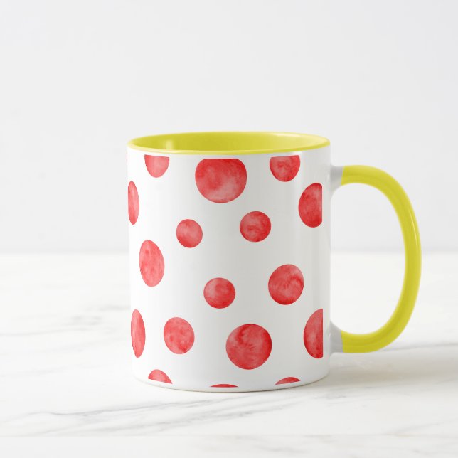 Boho polka dots l Colourful gift for her Mug (Right)