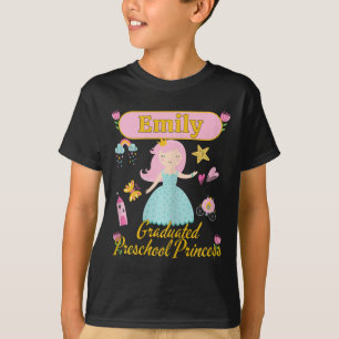 Boho Princess Emily 2026 Personalized Preschool Gr T-Shirt