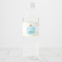 Boho Pumpkin Blue & Gold Baby Boy Shower