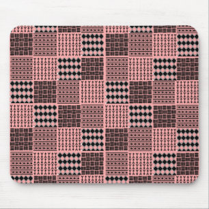 Boho Quilt Mouse Pad