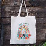 Boho Rainbow 2nd Grade Tribe Teacher Squad Custom Tote Bag<br><div class="desc">Are you looking for the perfect gift for your favourite teacher? Look no further than the boho rainbow 2nd grade tribe teacher custom tote bag! This bag is perfect for teachers of all ages and can be personalized with your own text which makes it perfect for personalized bulk teacher gifts....</div>
