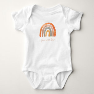Boho Rainbow  Baby Bodysuit