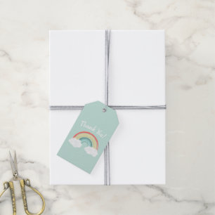 Boho Rainbow Baby Shower Gift Tags