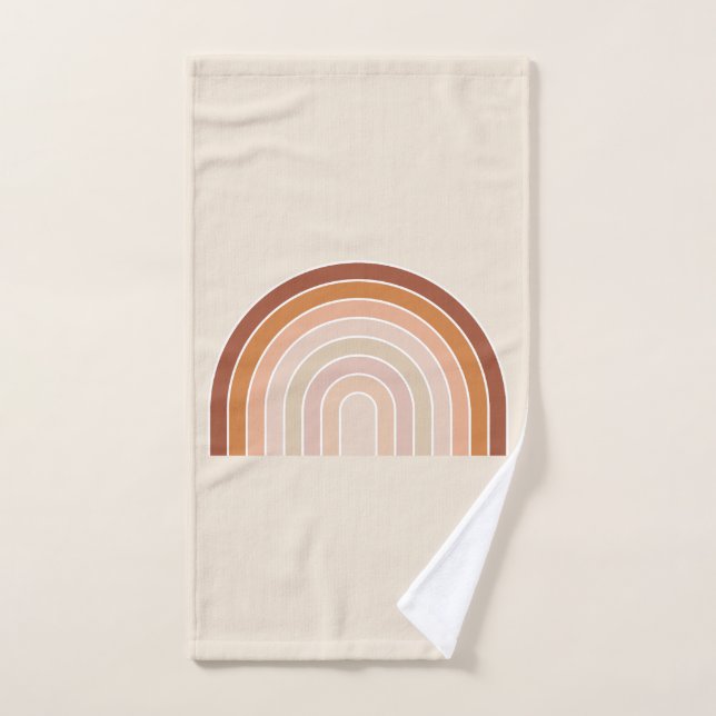 Boho Rainbow Beige Terracotta (Serviette à main)