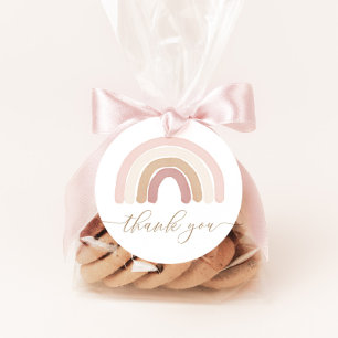 Boho Rainbow Birthday Party Favour Tags