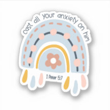 Boho Rainbow Cast All Your Anxiety On Him