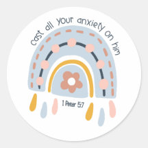 Boho Rainbow Cast All Your Anxiety On Him