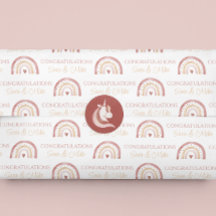 Boho Rainbow Congratulations Tissue Paper