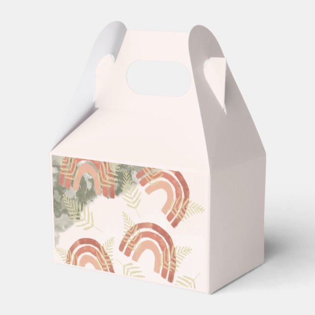 Boho Rainbow  Favor Box (Front Side)