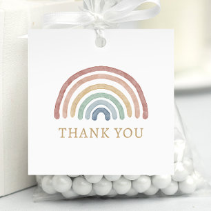 Boho Rainbow Favour Tags
