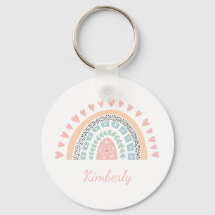 Boho Rainbow Keychain
