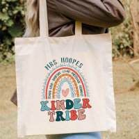 Boho Rainbow Kindergarten Tribe Teacher Squad