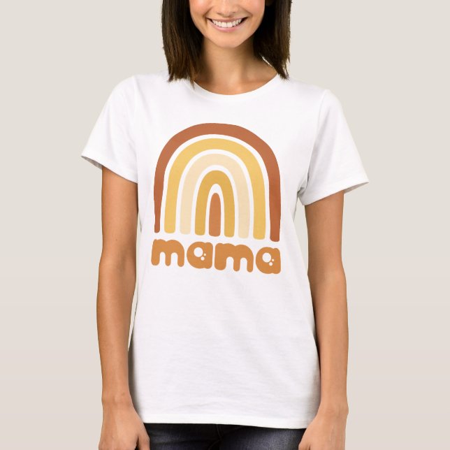 Boho Rainbow Mama Tshirt (Devant)