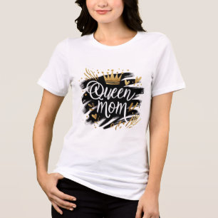 Boho Rainbow Mama - Warm Earthy Tones Design Tri-Blend Shirt