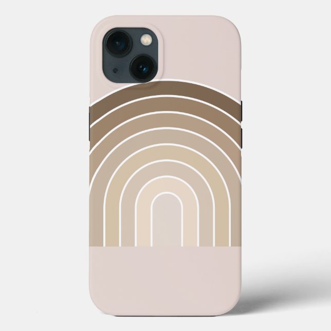 Boho Rainbow Olive Earth Tones Case-Mate iPhone Case (Back)