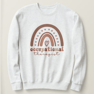 Boho Rainbow OT Occupational Therapist Gifts Sweatshirt