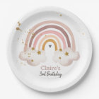 Boho Rainbow Party Neutral Earth Tones Modern