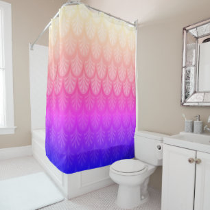 Boho Rainbow Pattern Shower Curtain
