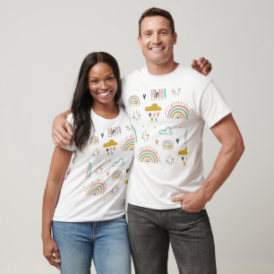 Boho Rainbow Pattern T-Shirt