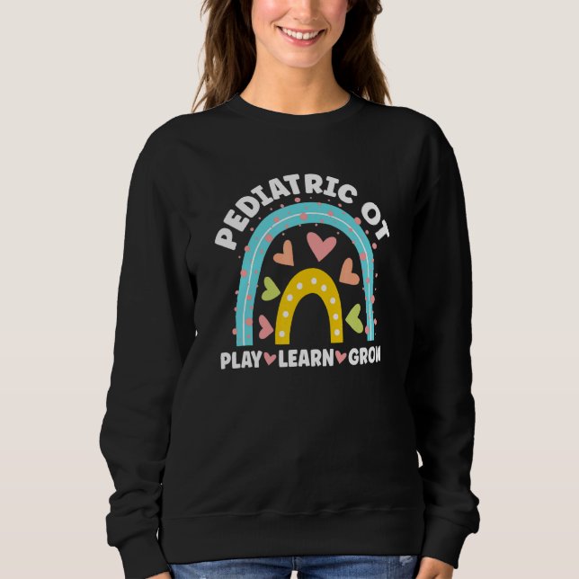 Boho Rainbow Pediatric Ot Occupational Therapy Sweatshirt (Front)