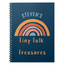 Boho Rainbow Tiny Talk Treasures Personalized 