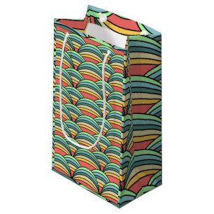 Boho Rainbows  Small Gift Bag