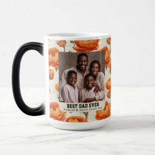 Boho Ranunculus Flower Dad Birthday Coffee Mug