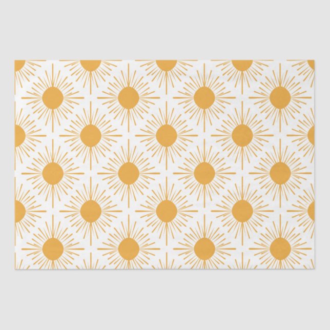 Boho Ray of Sun Tissue Paper (Front)