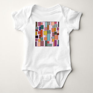 Boho Rectangles Baby Bodysuit