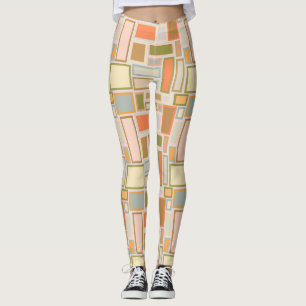 Boho Rectangles Leggings