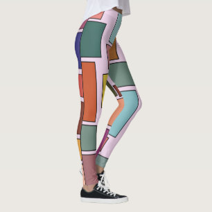 Boho Rectangles Leggings