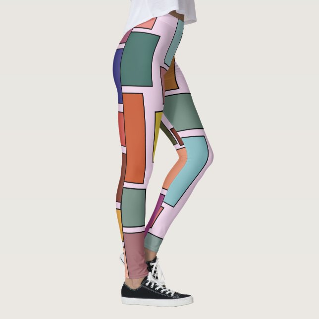 Boho Rectangles  Leggings (Right)