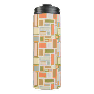 Boho Rectangles  Thermal Tumbler