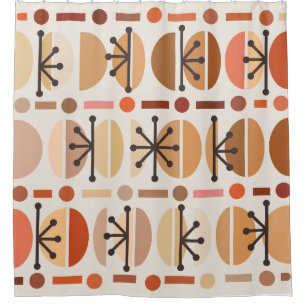 Boho Retro Bowls Lines Earth Tones