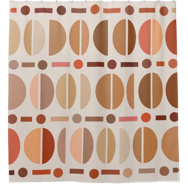 Boho Retro Bowls Pattern Light Earth Tones (Front)