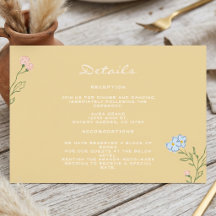 Boho Retro Floral Groovy Bold Classic Wedding