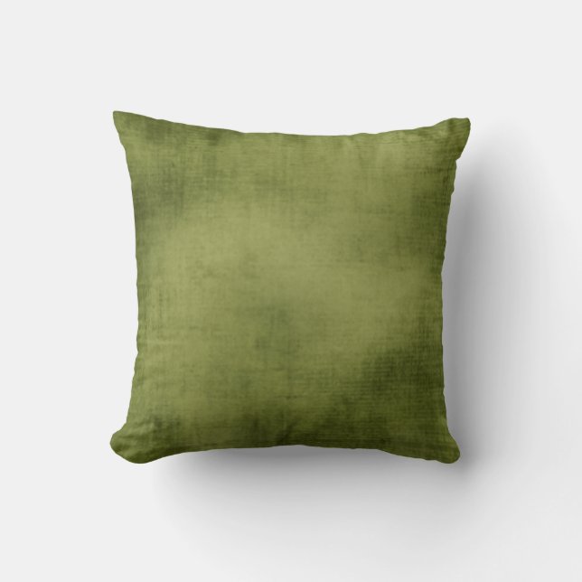 Boho Retro Pink/Green Plaid Reversible Throw Pillow (Front)