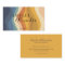 Boho Retro Script Abstract Wavy Lines Yellow Blue