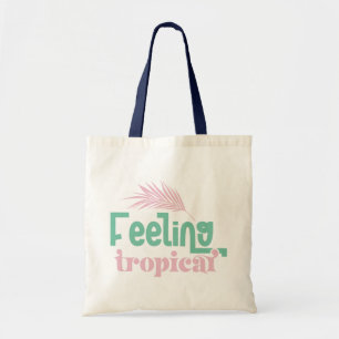 Boho Retro Summer Quote Tote Bag