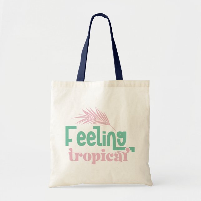  Boho Retro Summer Quote  Tote Bag (Front)