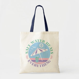  Boho Retro Summer Quote  Tote Bag