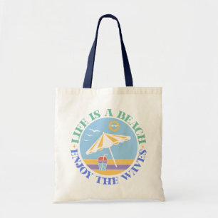  Boho Retro Summer Quote  Tote Bag