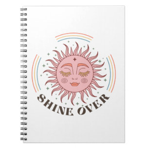 Boho Retro Sun Shine Notebook