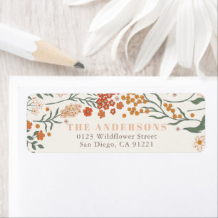 Boho Retro Wildflower 