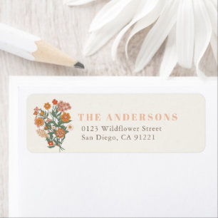 Boho Retro Wildflower Bouequet