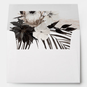 Boho Return Address on Back Flap Envelope