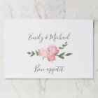 boho romantic  watercolor blooming roses wedding