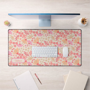 Boho Rose Floral Bureau Mat