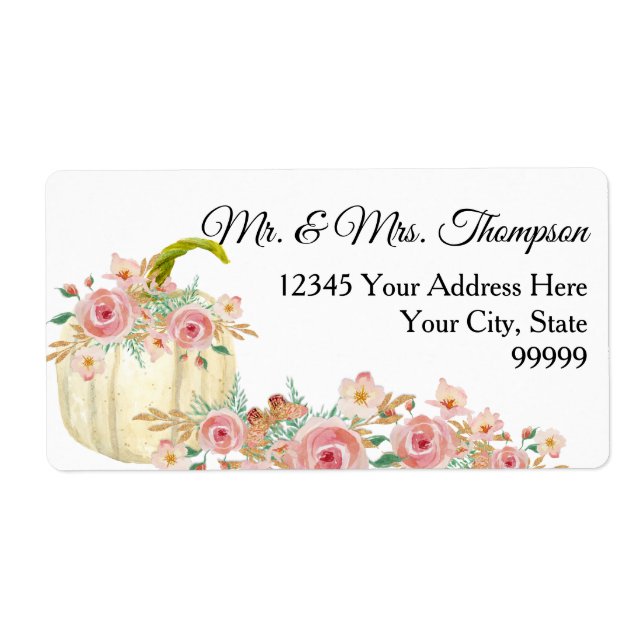 Boho rose pâle Parties scintillant or floral Citro (Devant)