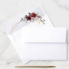 Boho rose rose rose bordeaux Mariage géométrique